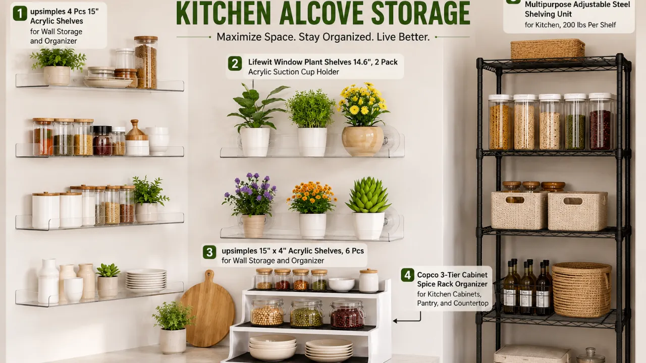Kitchen Alcove Storage