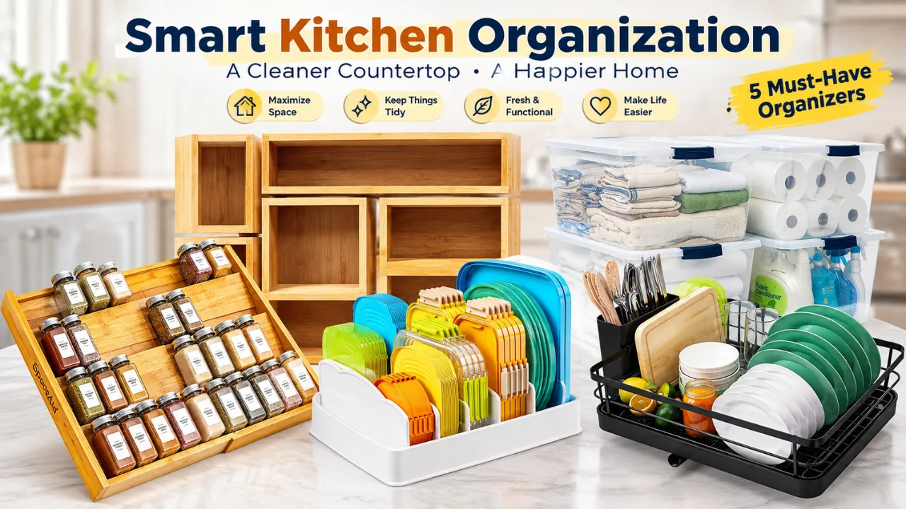 Kitchen Counter Organization