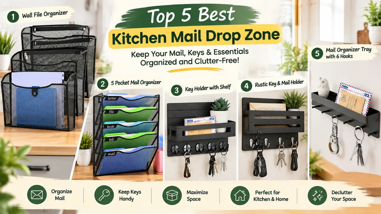 Kitchen Mail Drop Zone