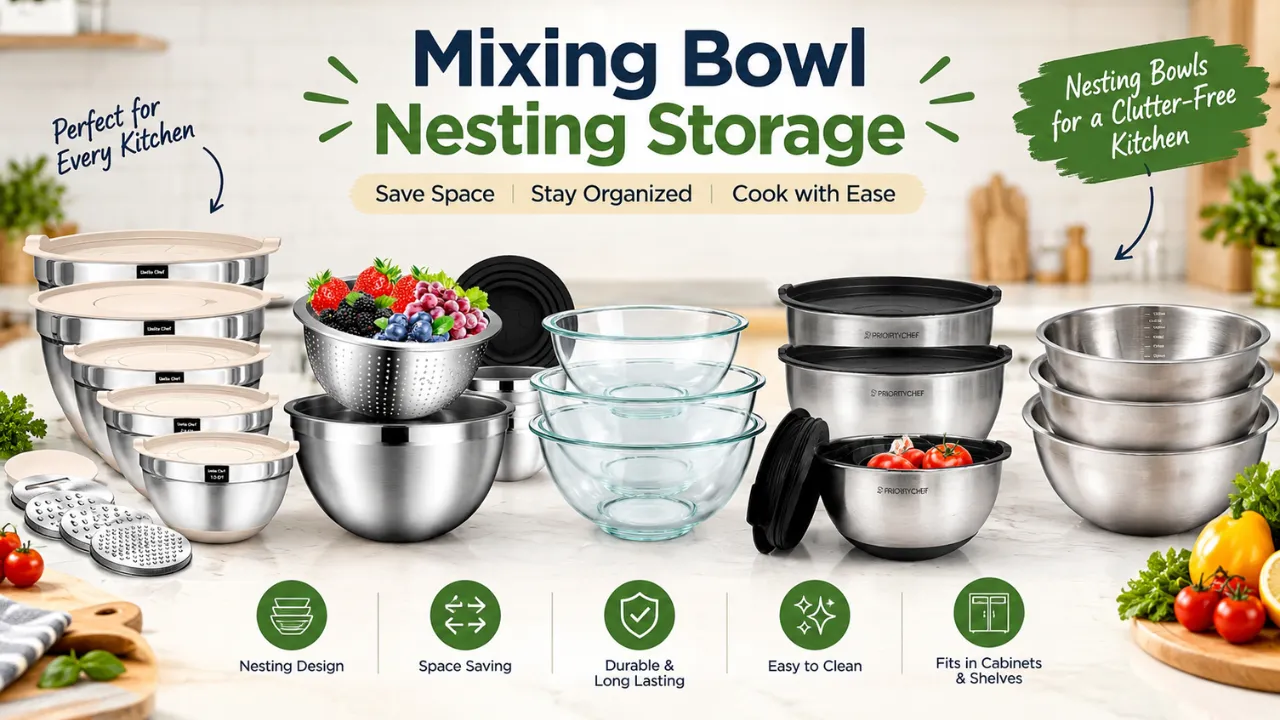 Mixing Bowl Nesting Storage