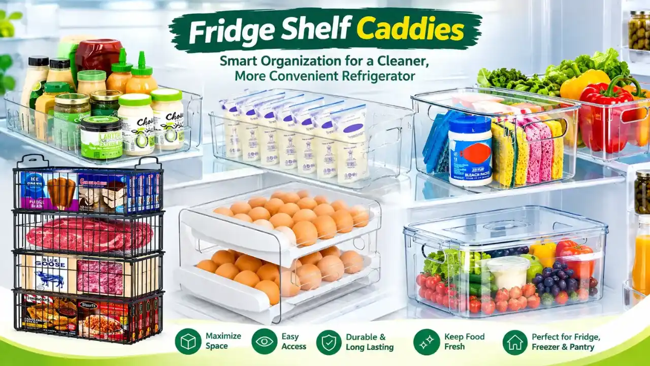 Fridge Shelf Caddies