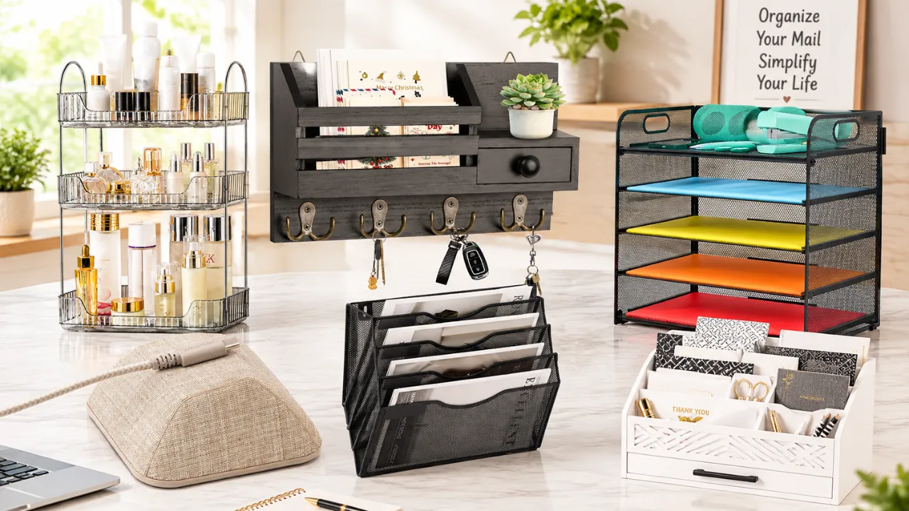 Desk and Counter Mail Organizers