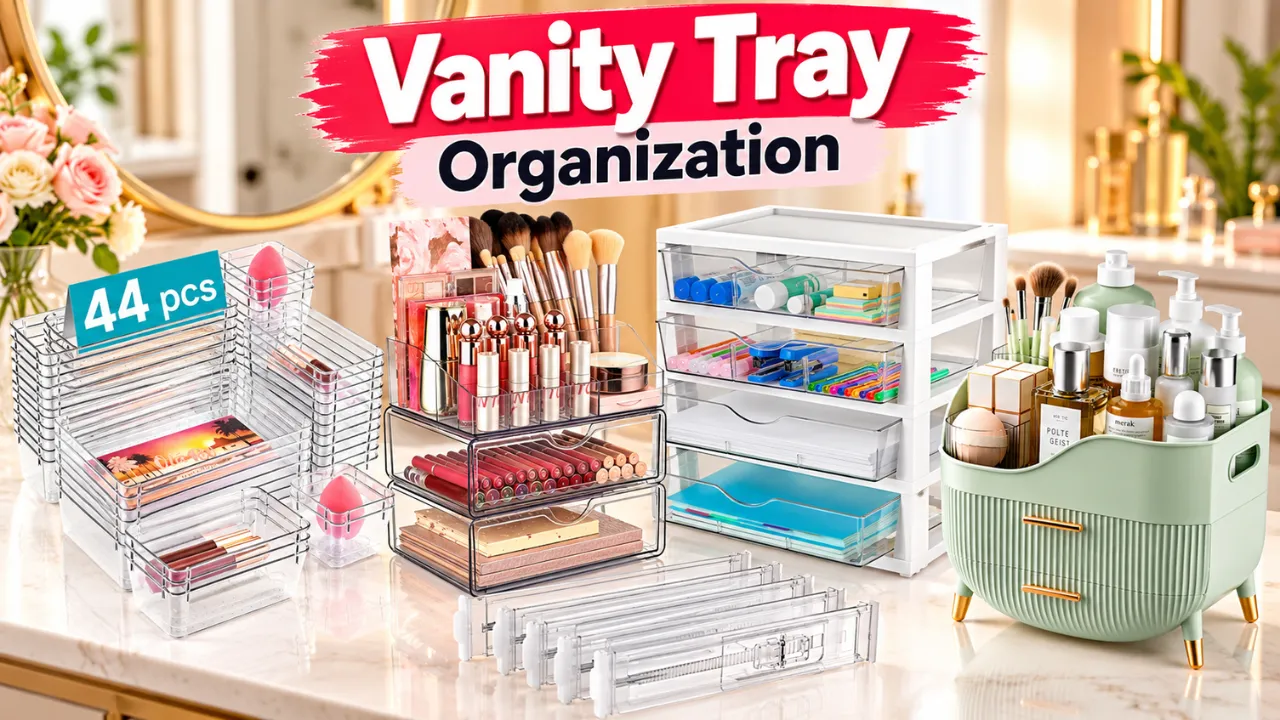 Vanity Tray Organization